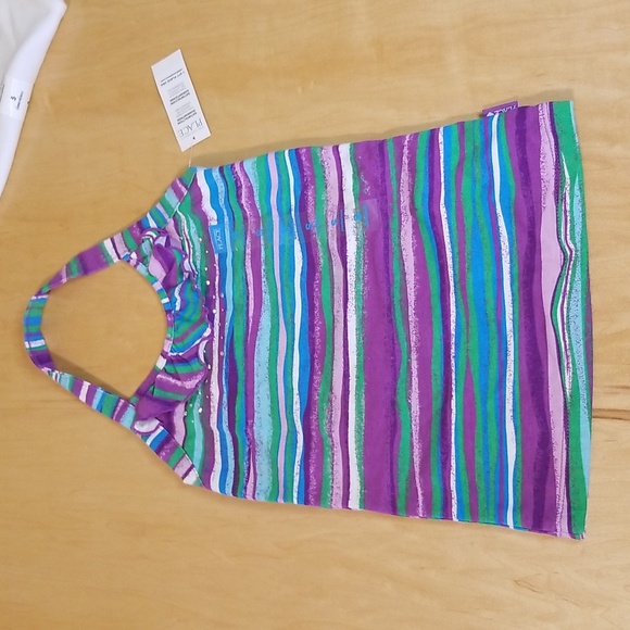 TCP Striped Halter Top, White Heart Flag Tank and Denim Shorts Cotton Set 5 NWT - Picture 6 of 15